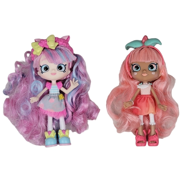 Shopkins Shoppies 5" Dolls Summer Peaches & Candy Sweets - Moose - Picture 1 of 6